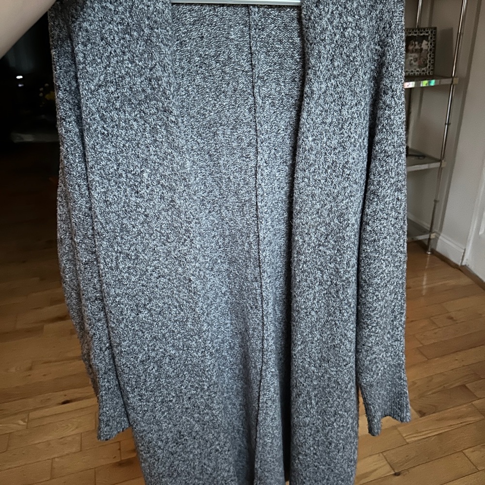 Gray Sweater Cardigan